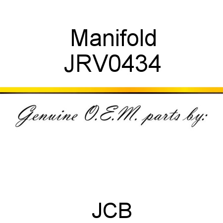 Manifold JRV0434