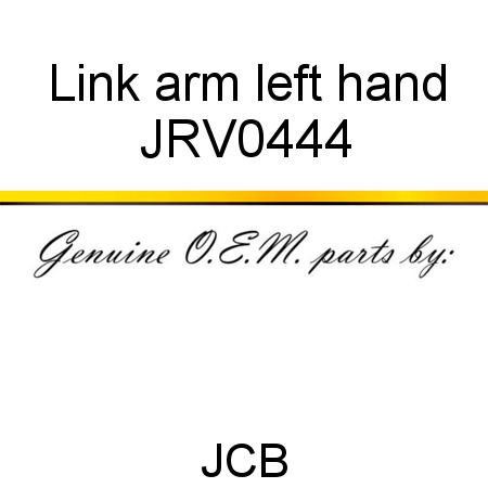 Link, arm, left hand JRV0444