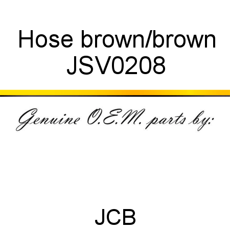 Hose, brown/brown JSV0208