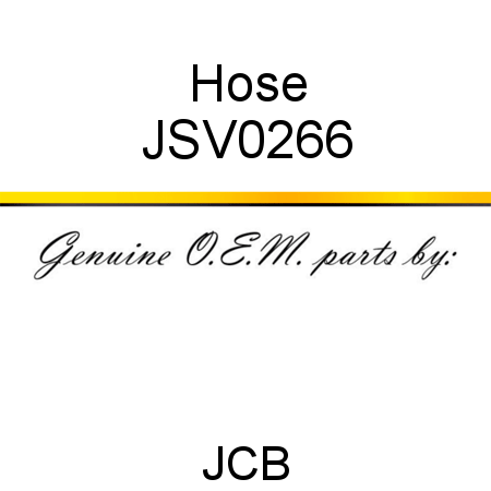Hose JSV0266