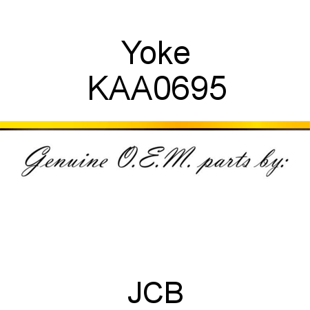 Yoke KAA0695