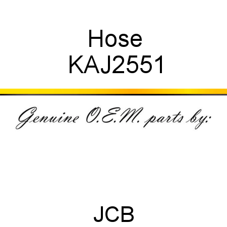 Hose KAJ2551