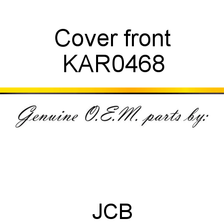 Cover, front KAR0468