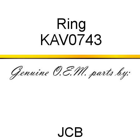 Ring KAV0743
