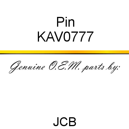 Pin KAV0777