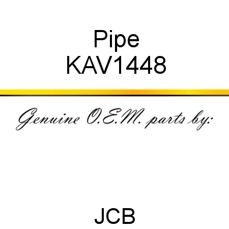 Pipe KAV1448