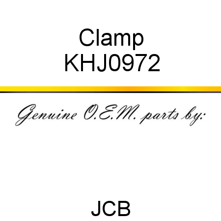 Clamp KHJ0972