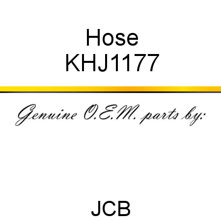 Hose KHJ1177