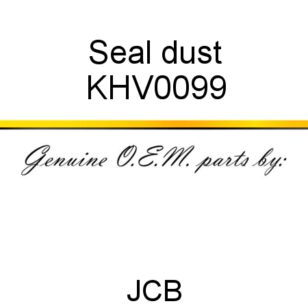 Seal, dust KHV0099