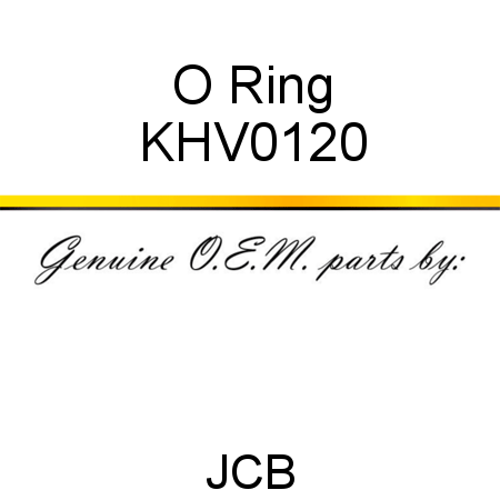 O Ring KHV0120