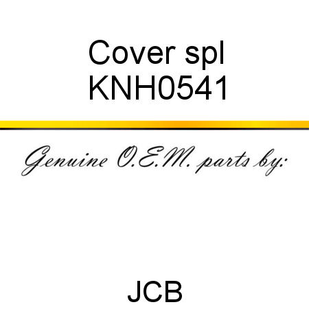 Cover, spl KNH0541