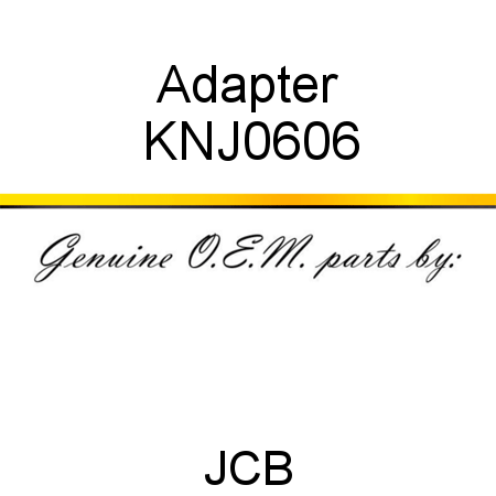 Adapter KNJ0606