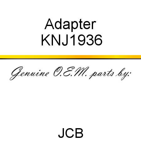 Adapter KNJ1936