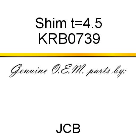 Shim, t=4.5 KRB0739