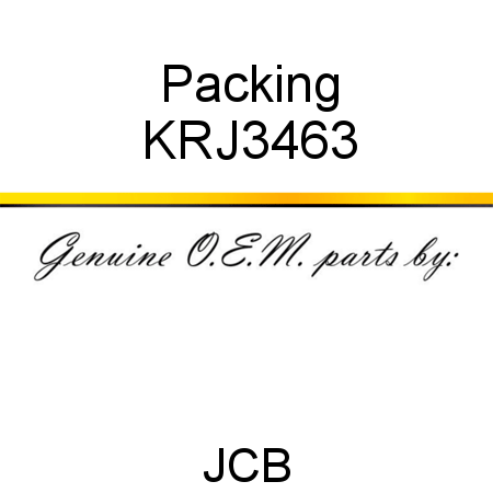 Packing KRJ3463