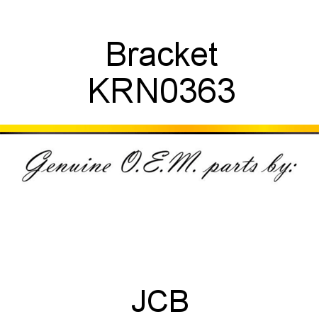 Bracket KRN0363