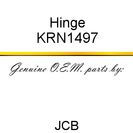 Hinge KRN1497