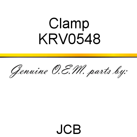 Clamp KRV0548