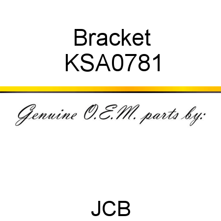 Bracket KSA0781