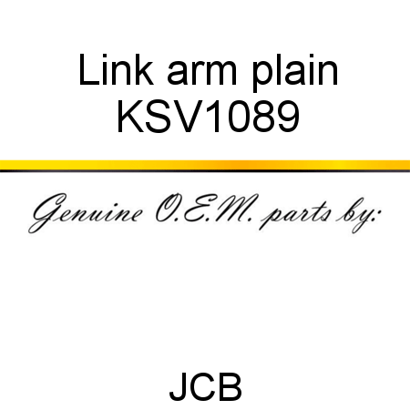 Link, arm, plain KSV1089