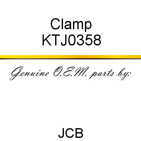 Clamp KTJ0358