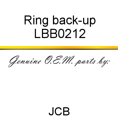 Ring, back-up LBB0212