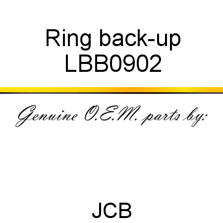 Ring, back-up LBB0902