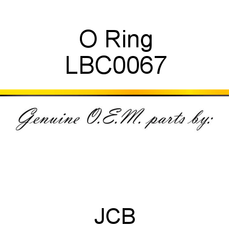 O Ring LBC0067