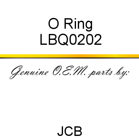 O Ring LBQ0202