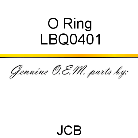 O Ring LBQ0401