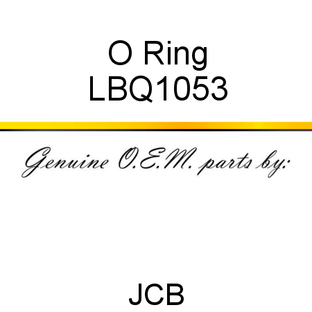 O Ring LBQ1053
