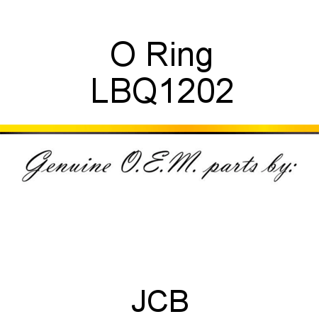 O Ring LBQ1202