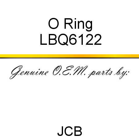O Ring LBQ6122