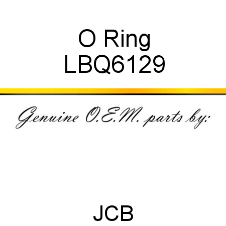 O Ring LBQ6129