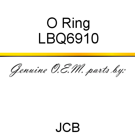 O Ring LBQ6910