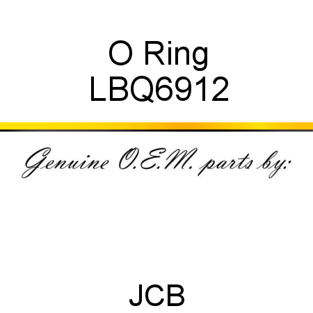 O Ring LBQ6912
