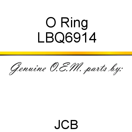 O Ring LBQ6914