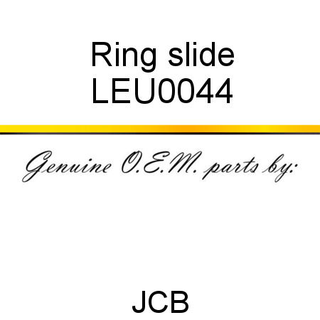 Ring, slide LEU0044