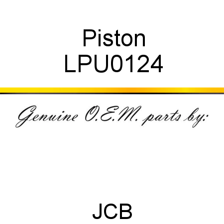 Piston LPU0124