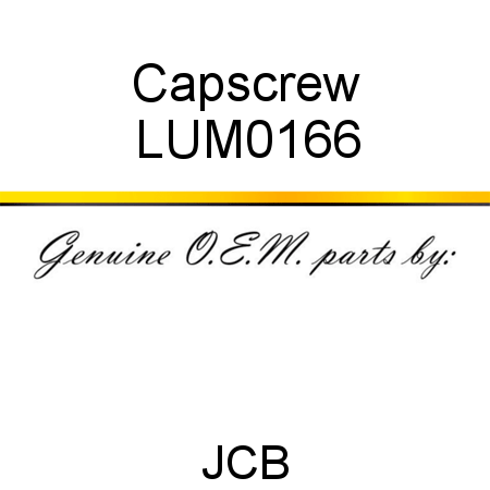 Capscrew LUM0166
