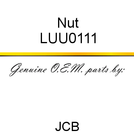 Nut LUU0111