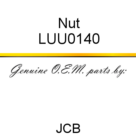 Nut LUU0140