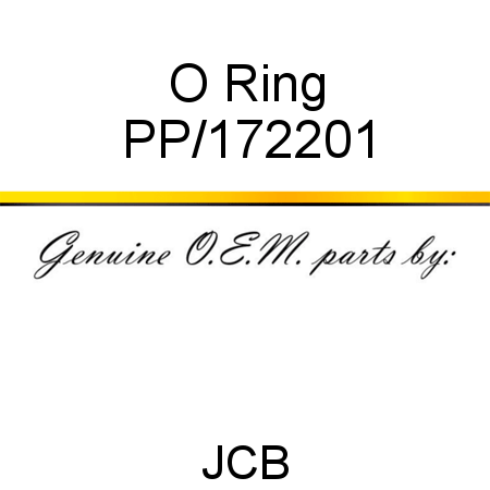 O Ring PP/172201