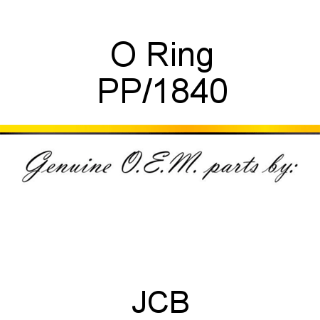 O Ring PP/1840