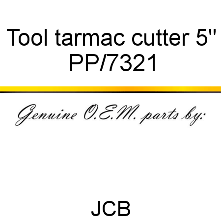 Tool, tarmac cutter 5