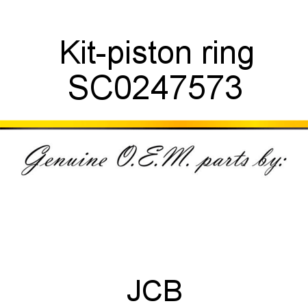 Kit-piston ring SC0247573