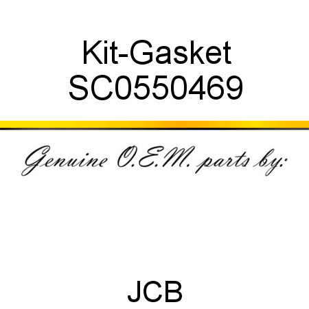 Kit-Gasket SC0550469