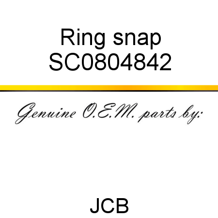 Ring, snap SC0804842