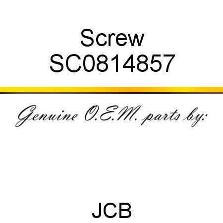 Screw SC0814857