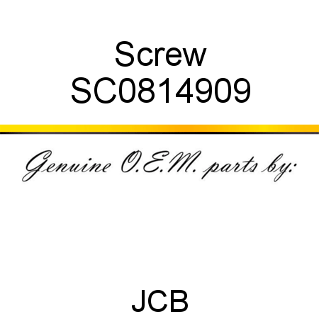 Screw SC0814909